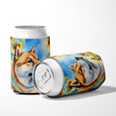 Akita in Sunflowers Can or Bottle Hugger