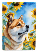 Akita in Sunflowers Garden Flag – Bright Dog-Themed Yard Decor