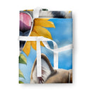 Alaskan Malamute in Sunflowers Apron – Artist-Designed Kitchen, BBQ & Craft Apron