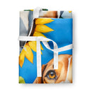 American Foxhound in Sunflowers Apron – Artist-Designed Kitchen, BBQ & Craft Apron