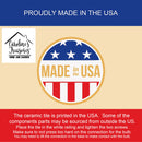 American Foxhound in Sunflowers Ceramic Night Light