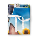 American Hairless Terrier in Sunflowers Apron – Artist-Designed Kitchen, BBQ & Craft Apron