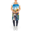American Hairless Terrier in Sunflowers Apron – Artist-Designed Kitchen, BBQ & Craft Apron