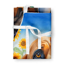 Bloodhound in Sunflowers Apron – Artist-Designed Kitchen, BBQ & Craft Apron