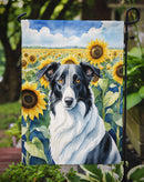 Borzoi in Sunflowers Garden Flag – Bright Dog-Themed Yard Decor