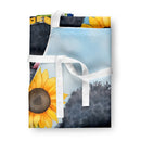 Black Poodle in Sunflowers Apron – Artist-Designed Kitchen, BBQ & Craft Apron