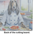 Afghan Hound The Chef Glass Cutting Boards – Durable, Decorative Kitchen Art