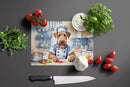 Airedale Terrier The Chef Glass Cutting Boards – Durable, Decorative Kitchen Art
