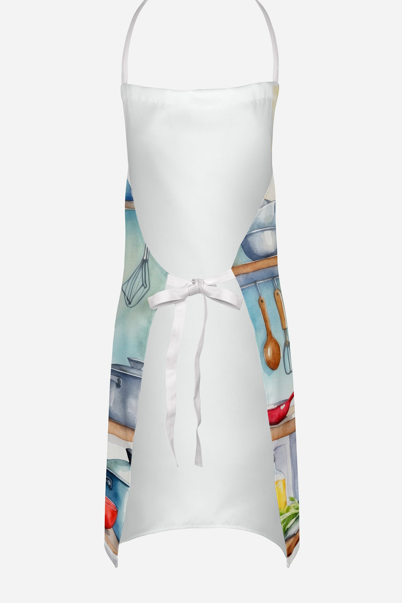 Alaskan Klee Kai The Chef Apron – Artist-Designed Kitchen, BBQ & Craft Apron