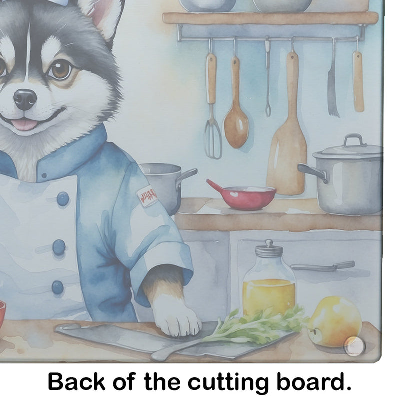 Alaskan Klee Kai The Chef Glass Cutting Boards – Durable, Decorative Kitchen Art