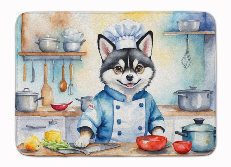 Alaskan Klee Kai The Chef Memory Foam Kitchen Mat