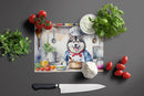 Alaskan Malamute The Chef Glass Cutting Boards – Durable, Decorative Kitchen Art