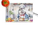 Alaskan Malamute The Chef Glass Cutting Boards – Durable, Decorative Kitchen Art