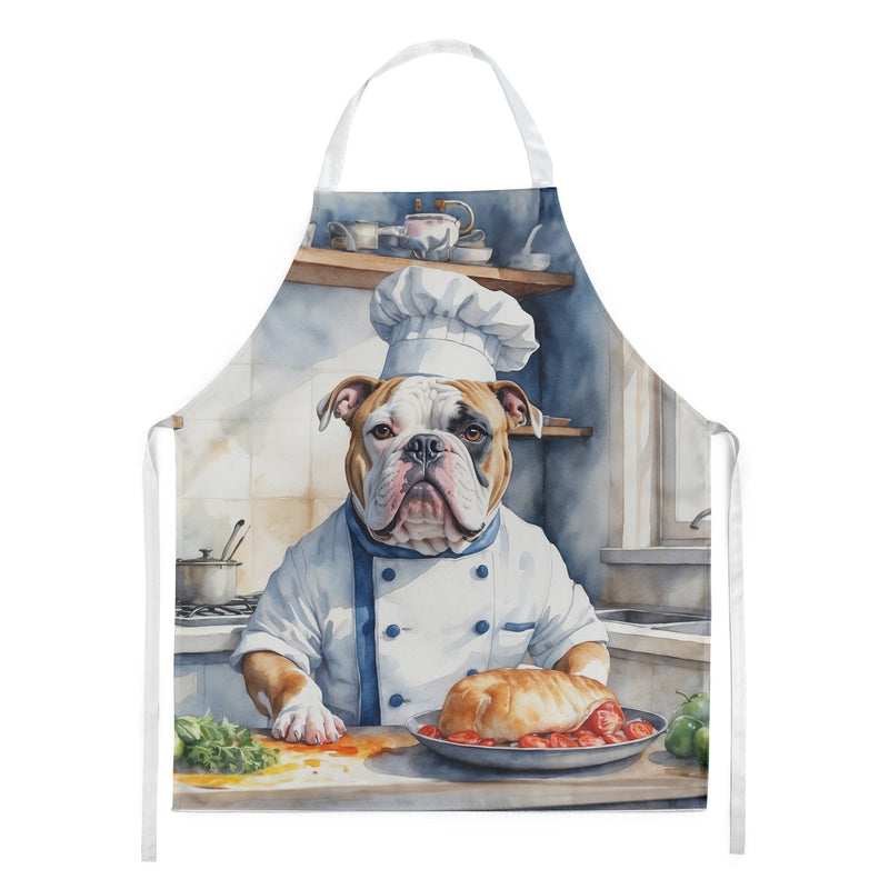 American Bulldog The Chef Apron – Artist-Designed Kitchen, BBQ & Craft Apron