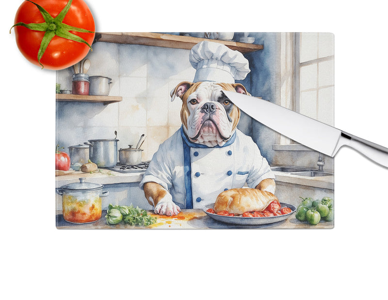 American Bulldog The Chef Glass Cutting Boards – Durable, Decorative Kitchen Art