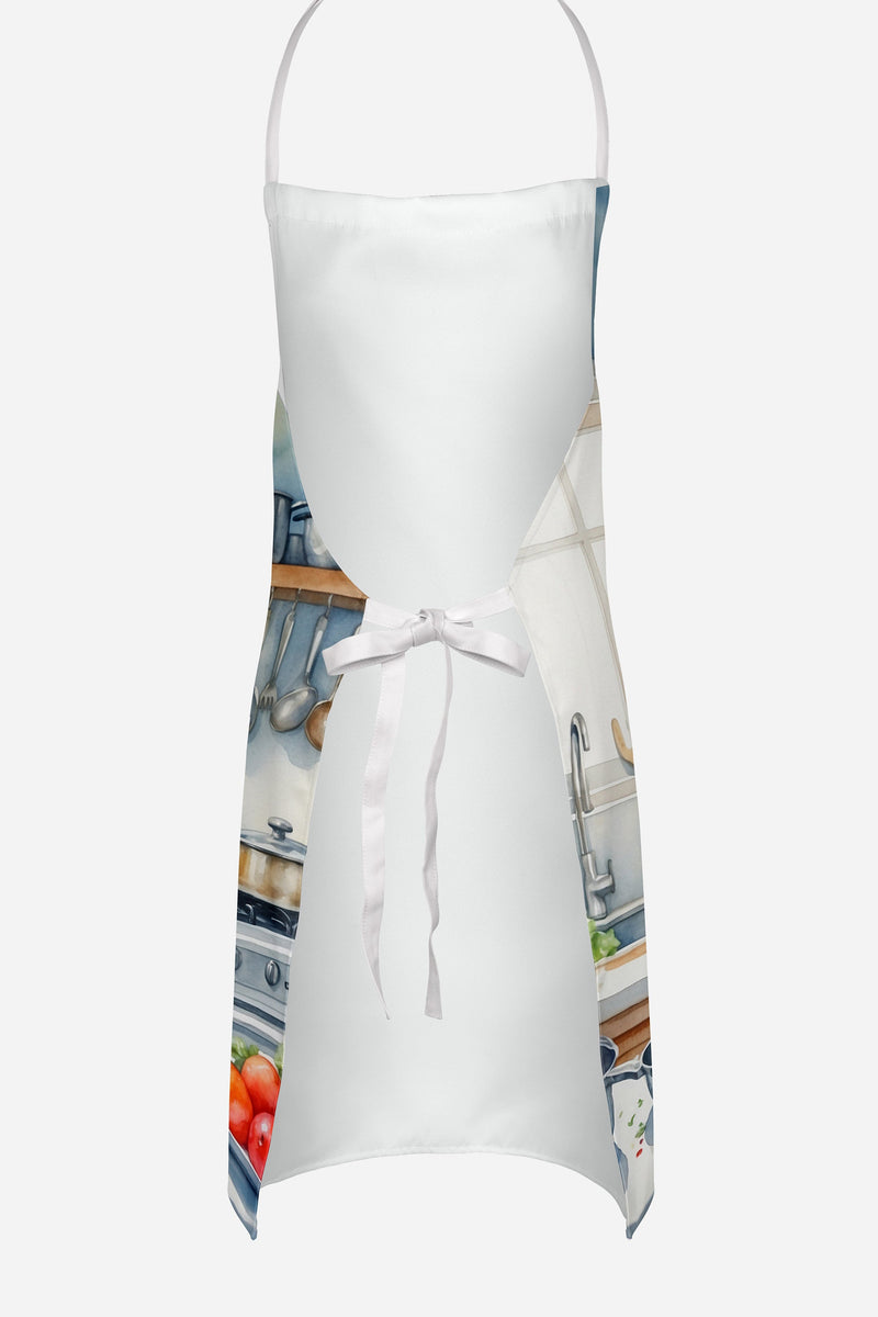 American Eskimo The Chef Apron – Artist-Designed Kitchen, BBQ & Craft Apron