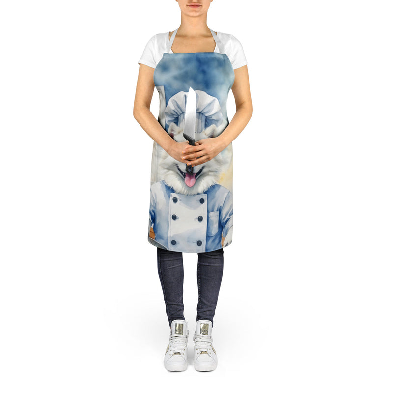 American Eskimo The Chef Apron – Artist-Designed Kitchen, BBQ & Craft Apron