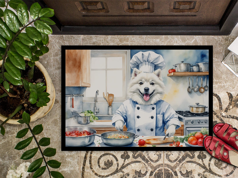 American Eskimo The Chef Doormat-24x36 Indoor / Outdoor Rug | Made in USA