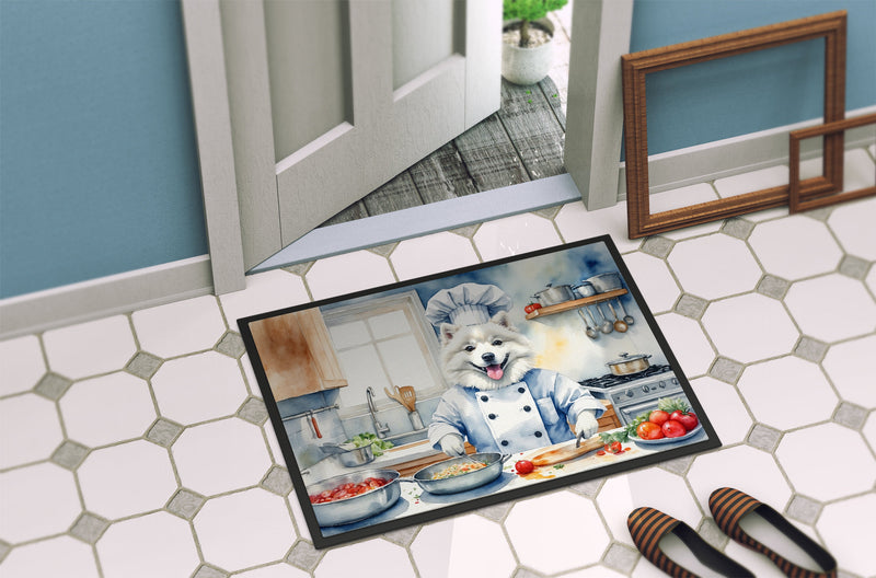 American Eskimo The Chef Doormat-24x36 Indoor / Outdoor Rug | Made in USA