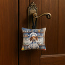 American Foxhound The Chef Hanging Square Fabric Ornament 3.5 × 3.5