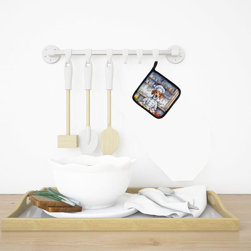 American Foxhound The Chef Pot Holders - Set of 2 Decorative Kitchen Helpers | Made in the USA