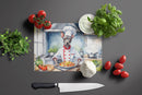 American Hairless Terrier The Chef Glass Cutting Boards – Durable, Decorative Kitchen Art