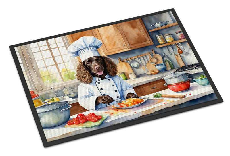 American Water Spaniel The Chef Doormat
