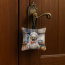 Anatolian Shepherd The Chef Hanging Square Fabric Ornament 3.5 × 3.5