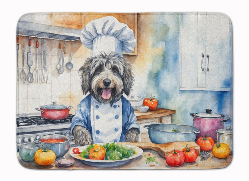 Bergamasco Sheepdog The Chef Memory Foam Kitchen Mat