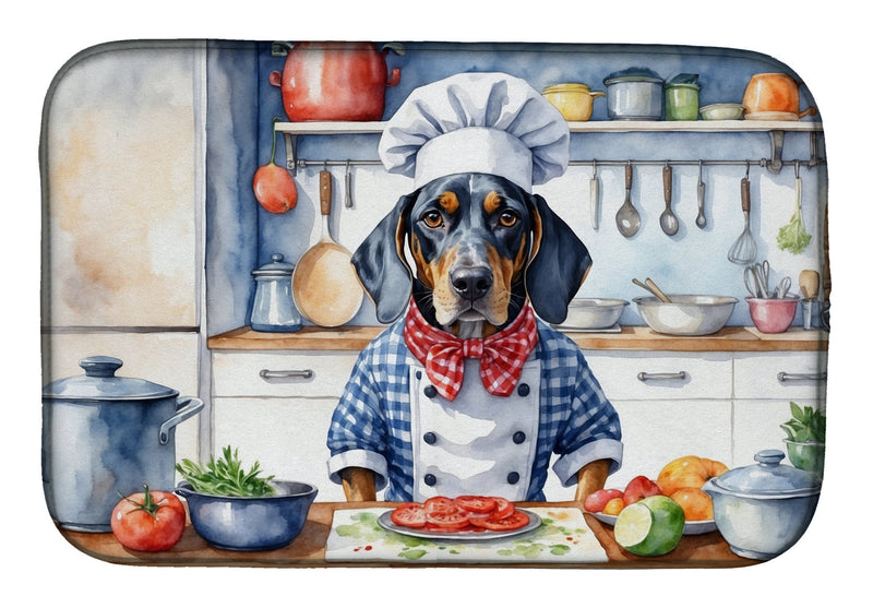 Bluetick Coonhound The Chef Dish Drying Mat