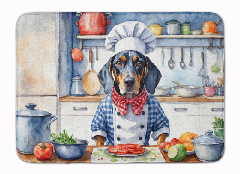 Bluetick Coonhound The Chef Memory Foam Kitchen Mat