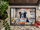 Border Collie The Chef Doormat-24x36 Indoor / Outdoor Rug | Made in USA