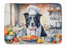 Border Collie The Chef Memory Foam Kitchen Mat