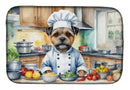 Border Terrier The Chef Dish Drying Mat