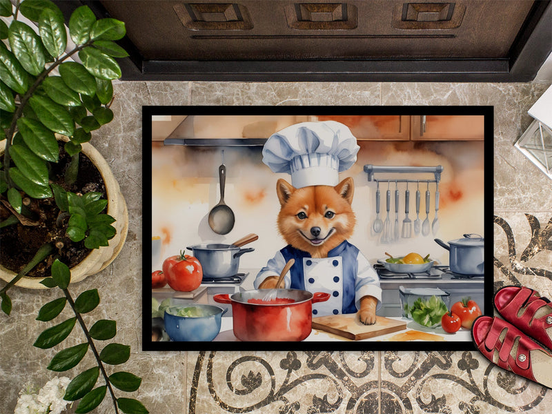 Finnish Spitz The Chef Doormat-24x36 Indoor / Outdoor Rug | Made in USA