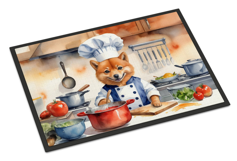 Finnish Spitz The Chef Doormat-24x36 Indoor / Outdoor Rug | Made in USA