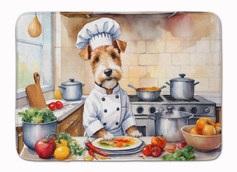 Fox Terrier The Chef Memory Foam Kitchen Mat