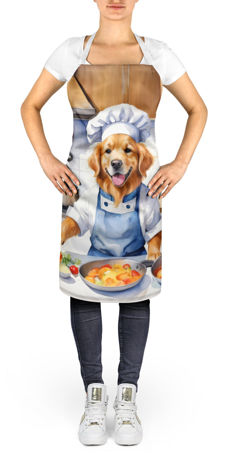 Golden Retriever The Chef Apron – Artist-Designed Kitchen, BBQ & Craft Apron