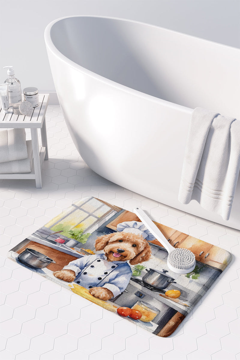 Goldendoodle The Chef Memory Foam Kitchen Mat