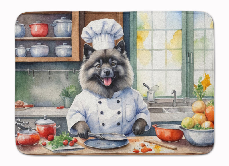 Keeshond The Chef Memory Foam Kitchen Mat