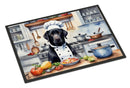 Black Labrador Retriever The Chef Doormat-24x36 Indoor / Outdoor Rug | Made in USA
