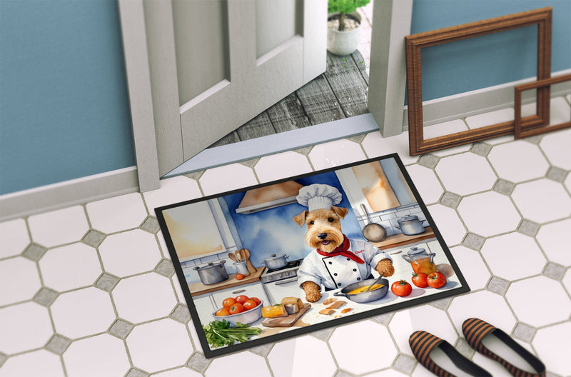 Lakeland Terrier The Chef Doormat-24x36 Indoor / Outdoor Rug | Made in USA