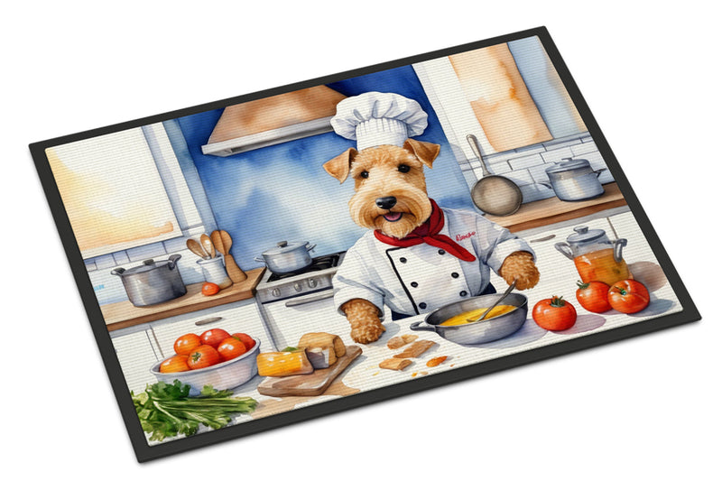 Lakeland Terrier The Chef Doormat-24x36 Indoor / Outdoor Rug | Made in USA