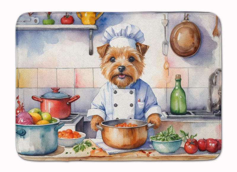 Norfolk Terrier The Chef Memory Foam Kitchen Mat