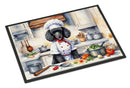 Black Poodle The Chef Doormat-24x36 Indoor / Outdoor Rug | Made in USA
