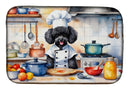Black Poodle The Chef Dish Drying Mat