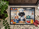 Black Poodle The Chef Doormat - 18X27 Indoor / Outdoor Rug | Made in USA