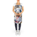 White Poodle The Chef Apron – Artist-Designed Kitchen, BBQ & Craft Apron