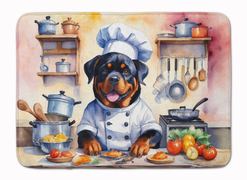 Rottweiler The Chef Memory Foam Kitchen Mat