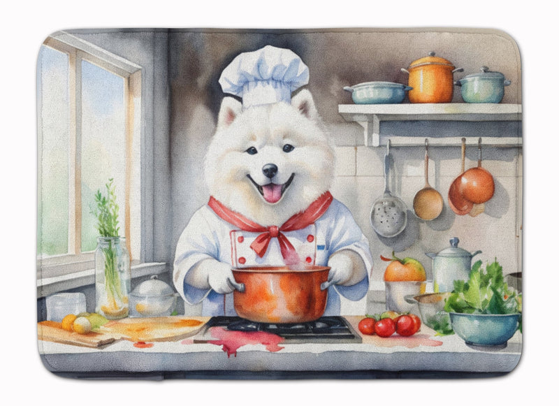 Samoyed The Chef Memory Foam Kitchen Mat